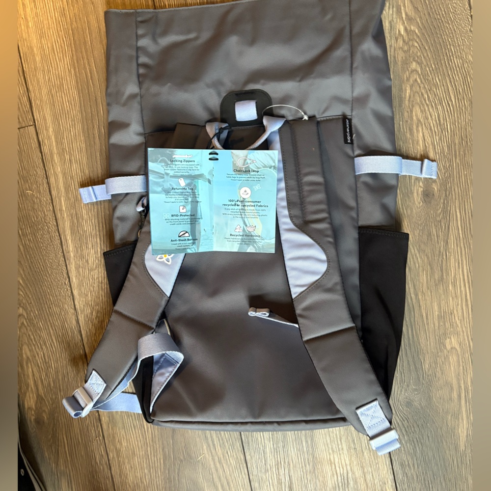 Sherpani Gray and Black Men's Backpack